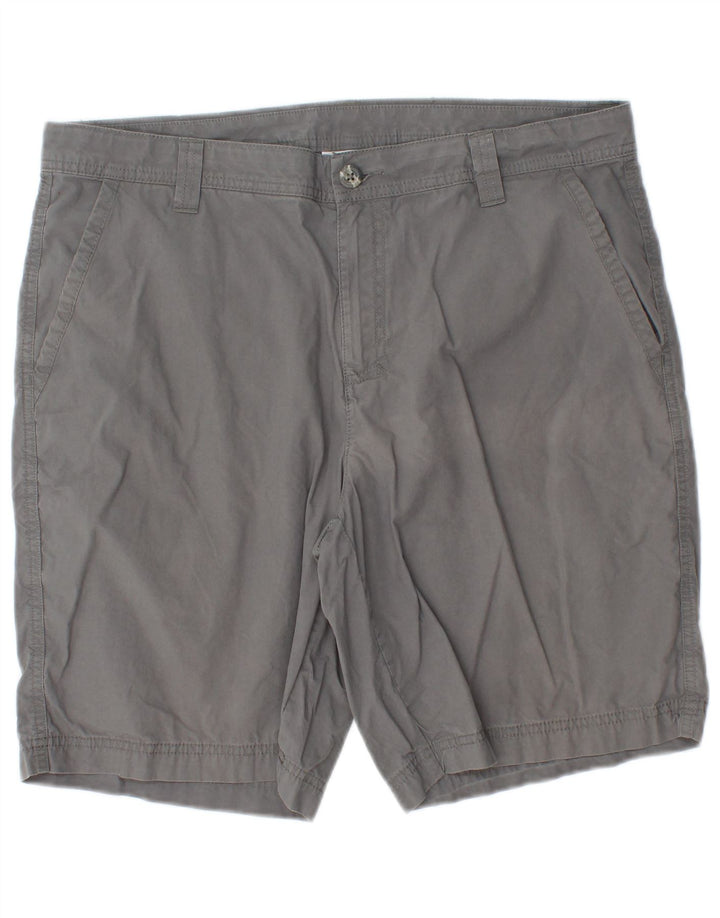 Columbia Short Chino Homme W34 Large Gris Coton