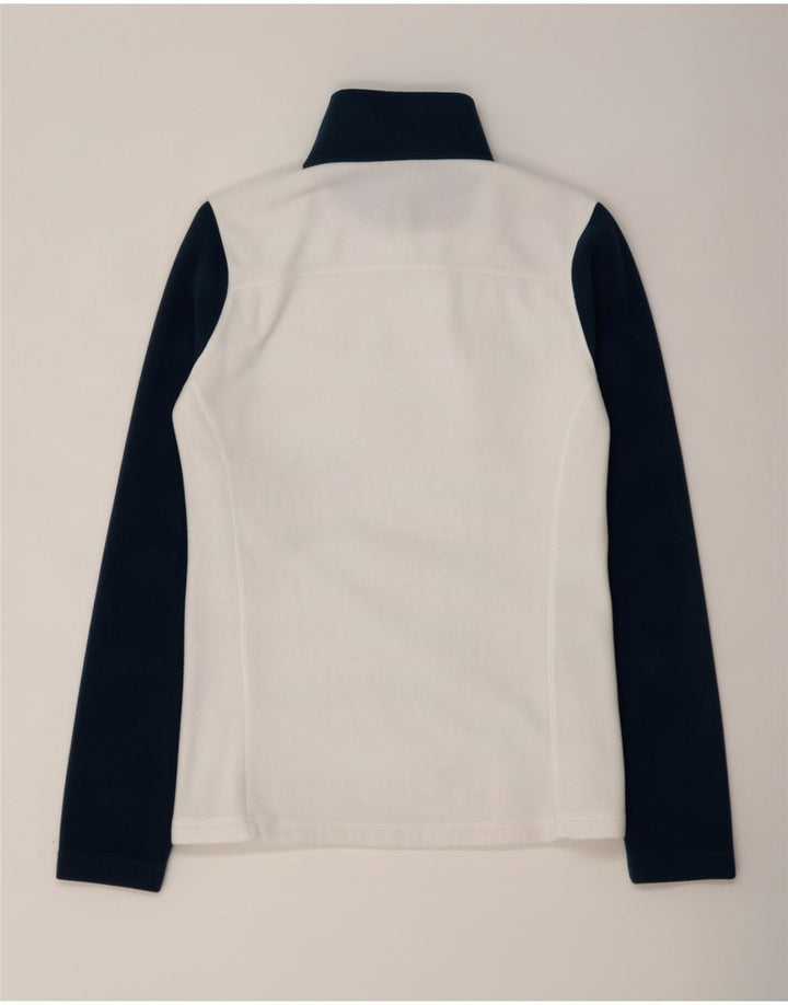 Helly Hansen Pull polaire à col zippé pour homme en polyester color block blanc moyen