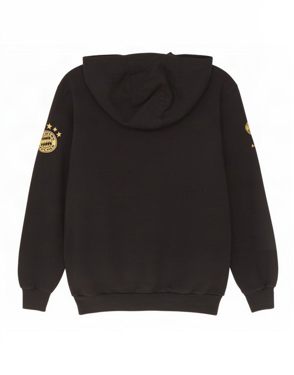 Adidas Pull à capuche graphique FC Bayern Munchen pour homme Petit coton noir