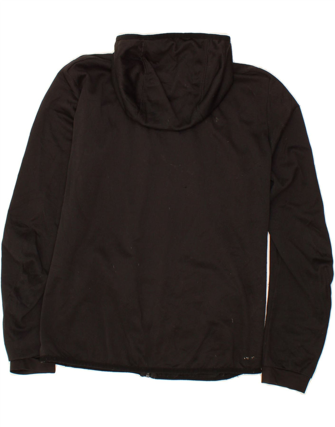 ADIDAS Mens Zip Hoodie Sweater Medium Black Polyester Vintage Adidas and Second-Hand Adidas from Messina Hembry 