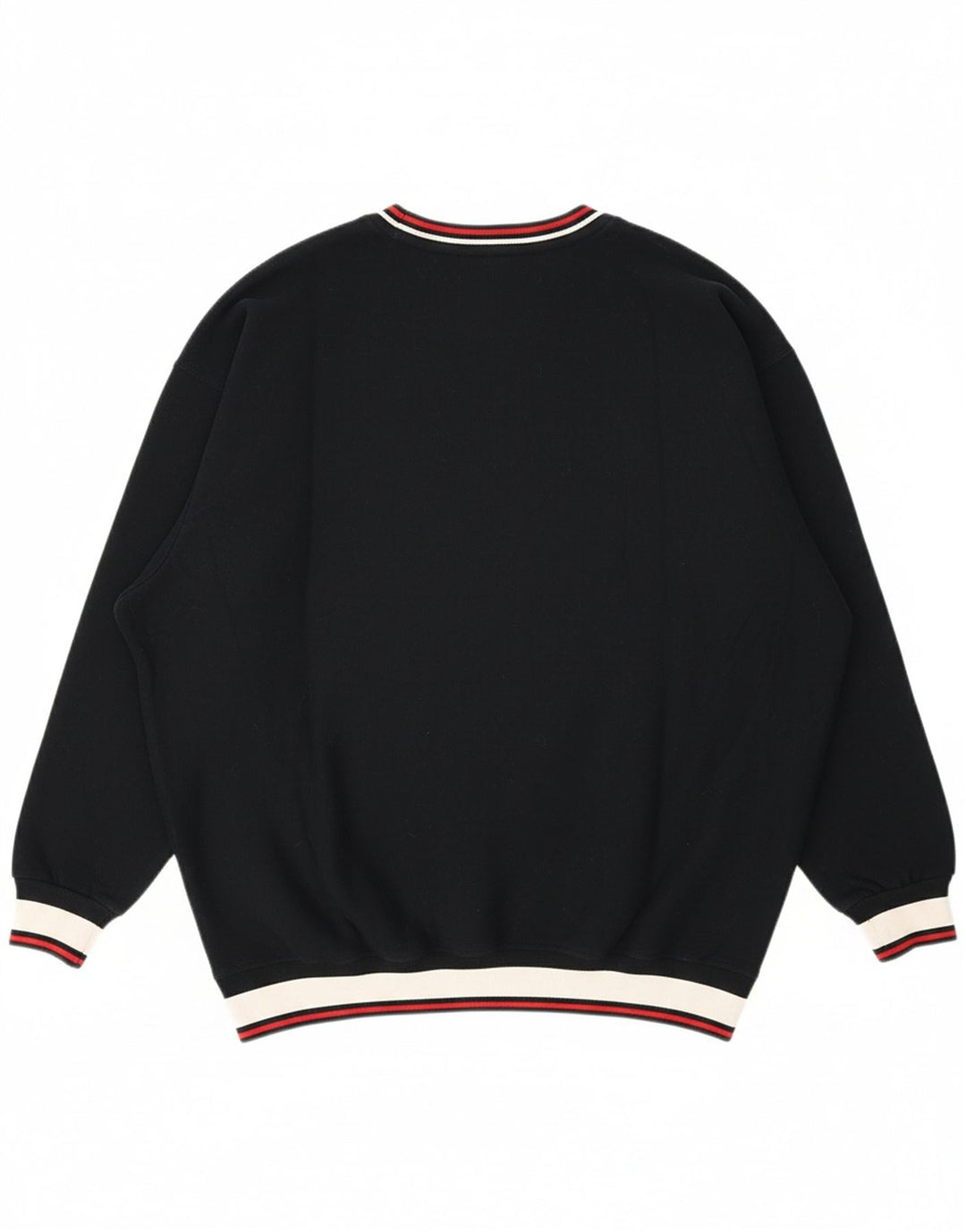 SUPERDRY Womens Graphic Oversized Sweatshirt Jumper UK 14 Large Navy Blue