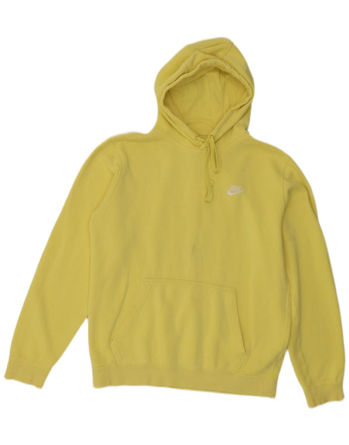 Nike Pull à capuche en coton jaune moyen pour homme