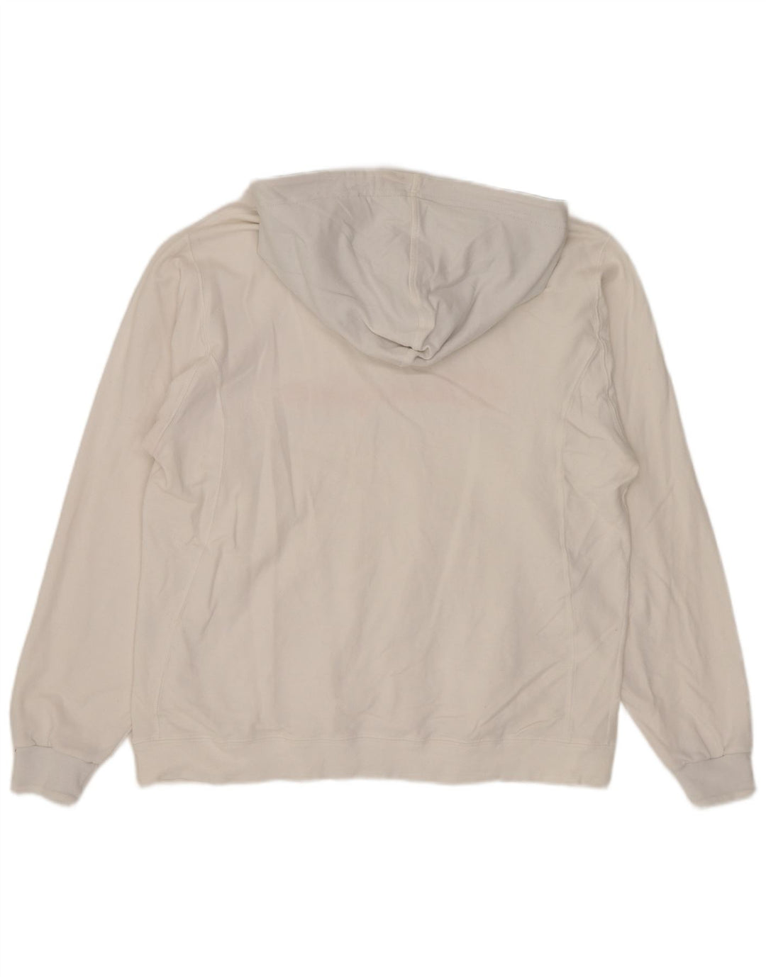 Champion Pull à Capuche Graphique Homme Petit Blanc