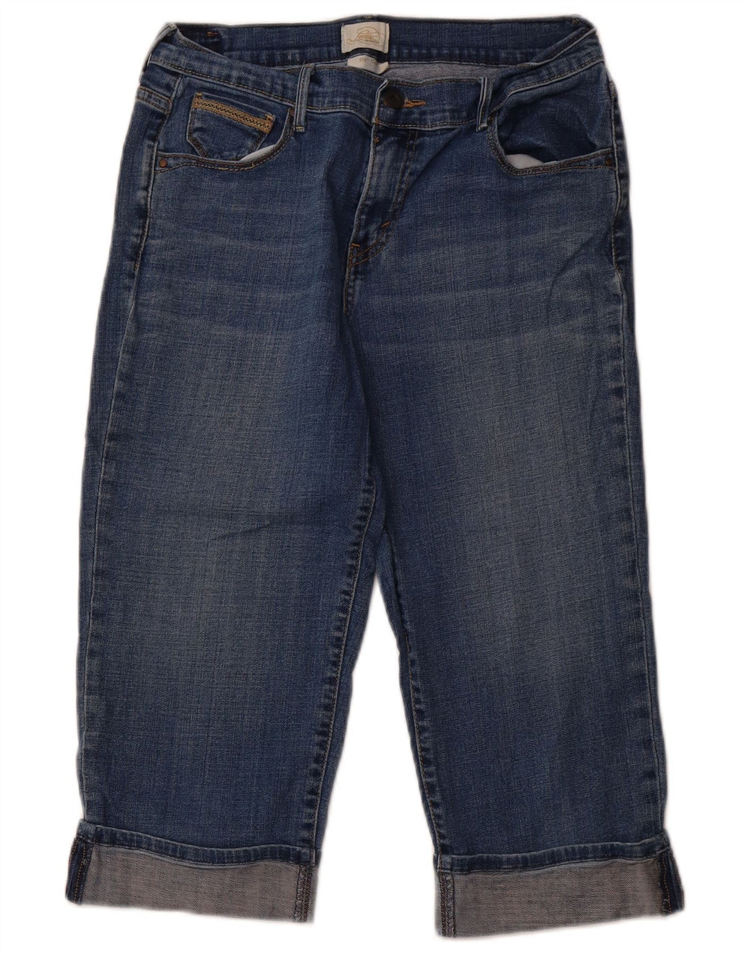 LEVI'S Jean Capri 515 pour femme US 8 Medium W28 L19 Bleu Coton