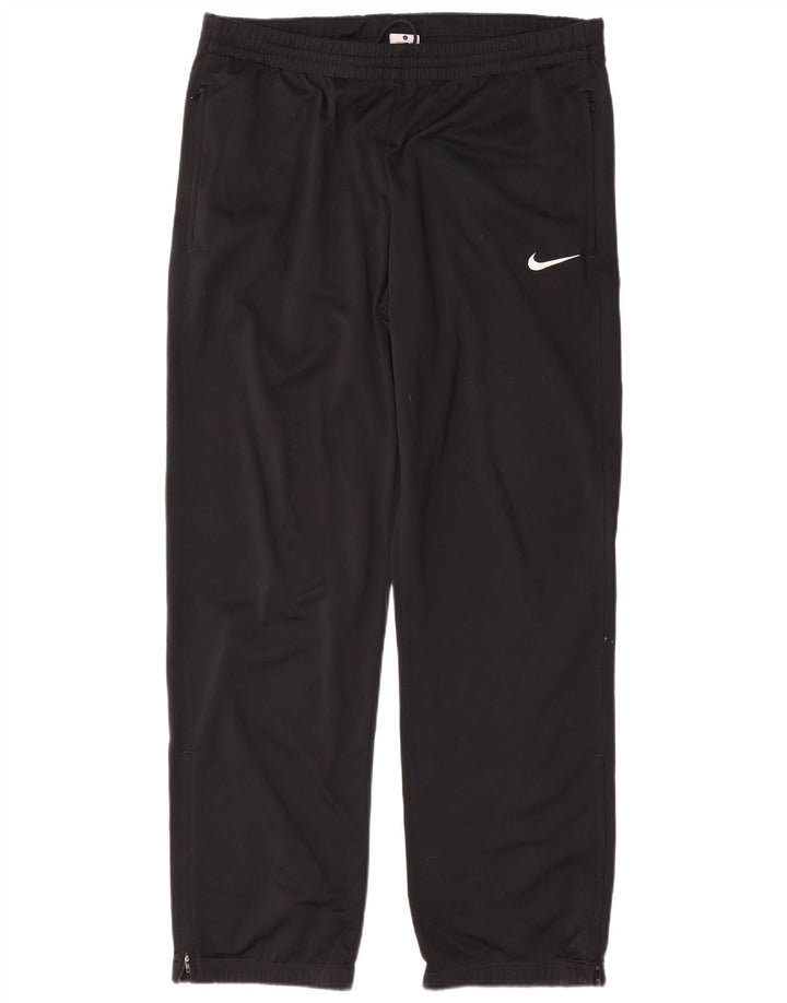 NIKE Pantalon de survêtement pour hommes Large Noir Polyester
