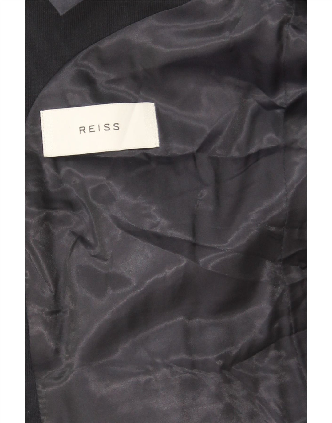 Reiss Veste Blazer 2 Boutons Homme UK 38 Laine Bleu Marine Moyen