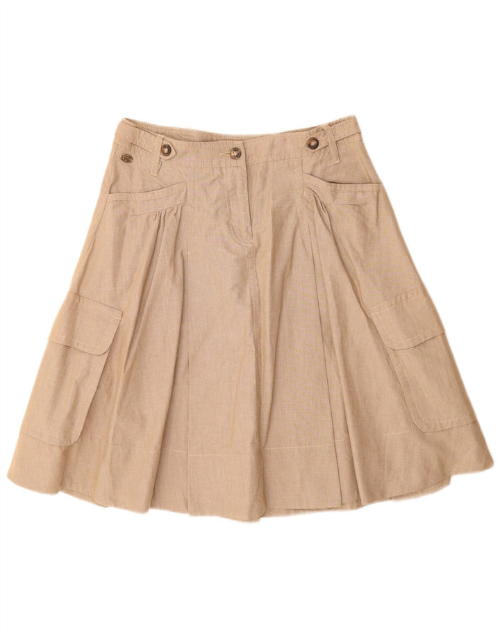 Marlboro Classics Jupe cargo pour femme EU 40 Medium W30 Beige Vichy