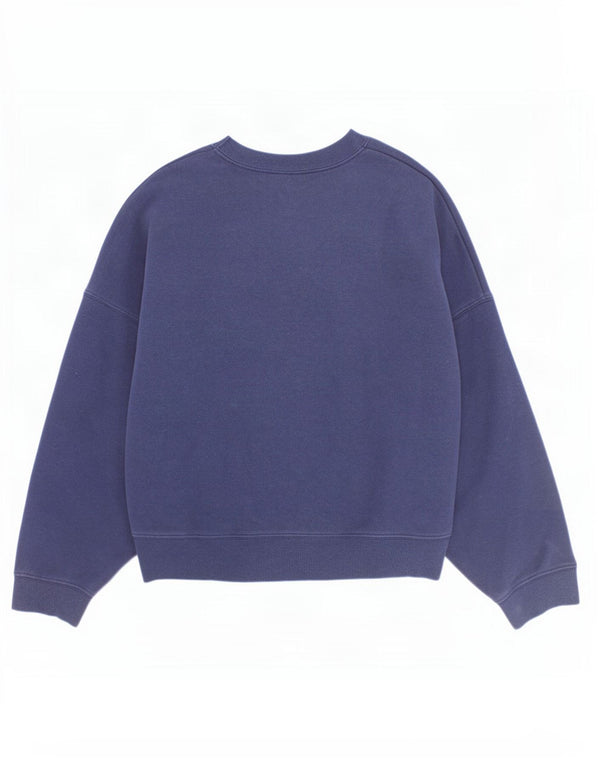 Nike Sweat-shirt graphique pour fille 8-9 ans Petit bleu marine en coton
