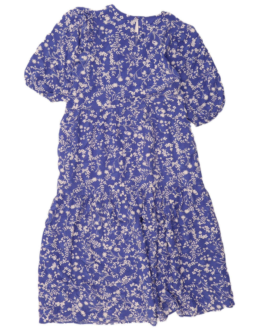 MARKS & SPENCER Robe longue régulière pour femme UK 16 Grand Bleu Floral
