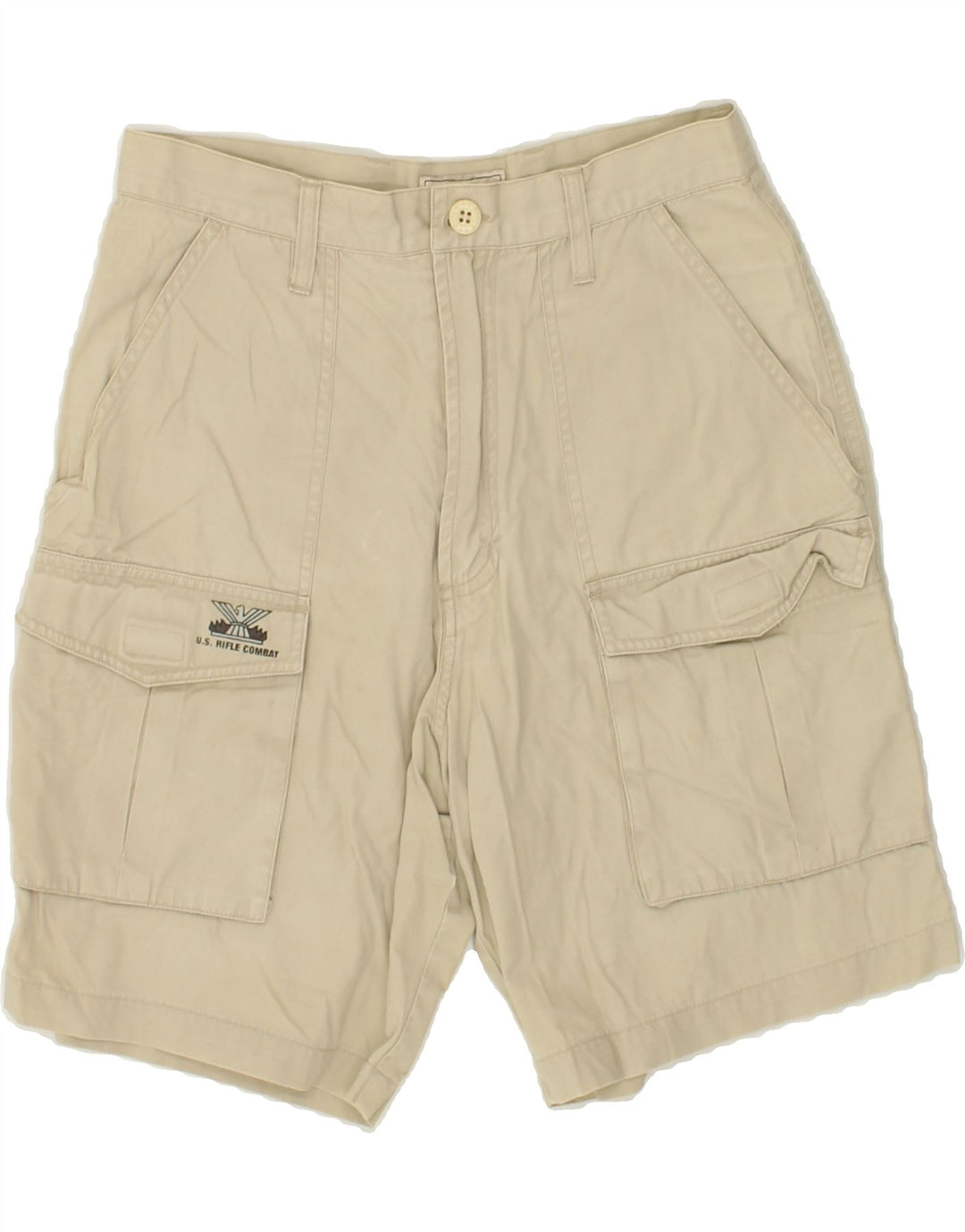 RIFLE Mens Cargo Shorts W28  Small Beige Vintage Rifle and Second-Hand Rifle from Messina Hembry 