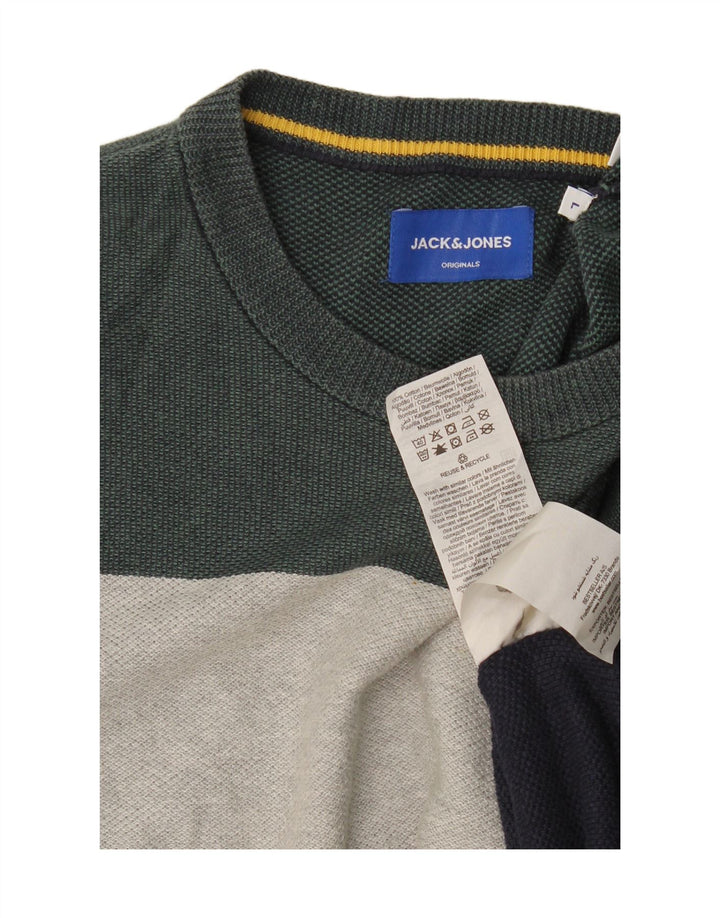 Jack & Jones Haut à manches longues pour homme en coton rayé multicolore