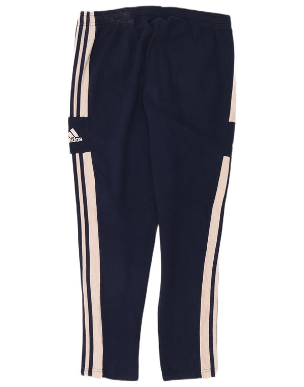 Adidas Pantalon de survêtement graphique pour homme Large en coton bleu marine