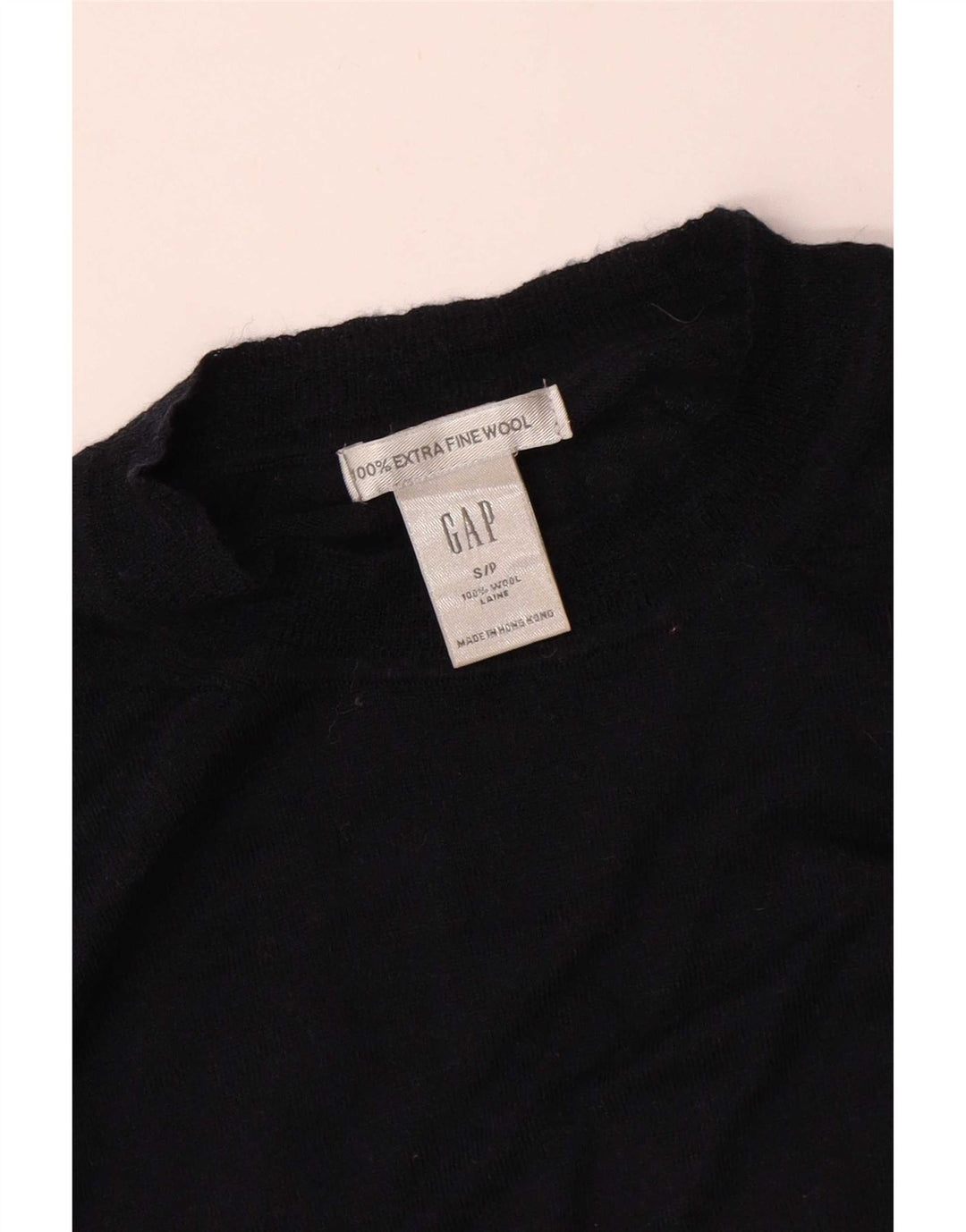 Gap Pull ras du cou pour femme UK 10 Petite laine bleu marine
