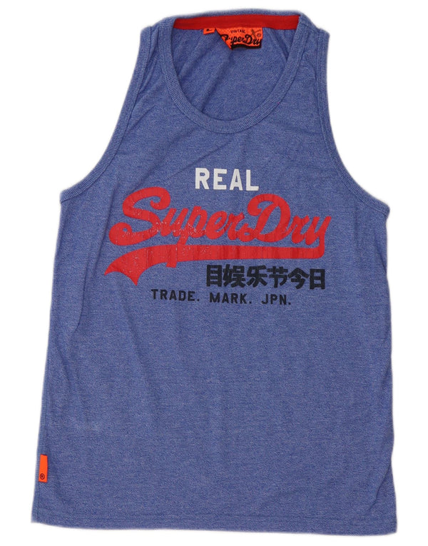 Superdry Débardeur Graphic Homme Grand Bleu