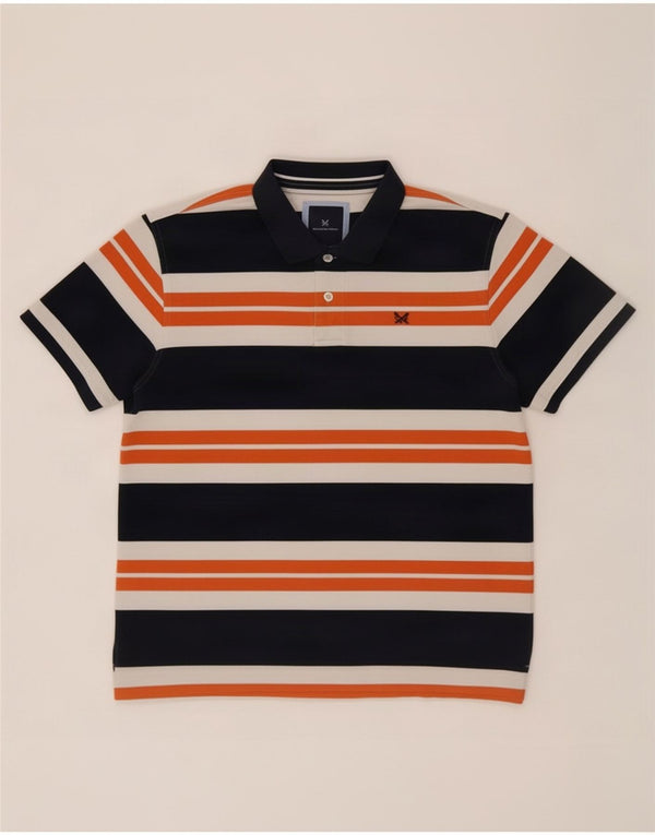 Crew Clothing Polo Homme 2XL Coton Rayé Multicolore