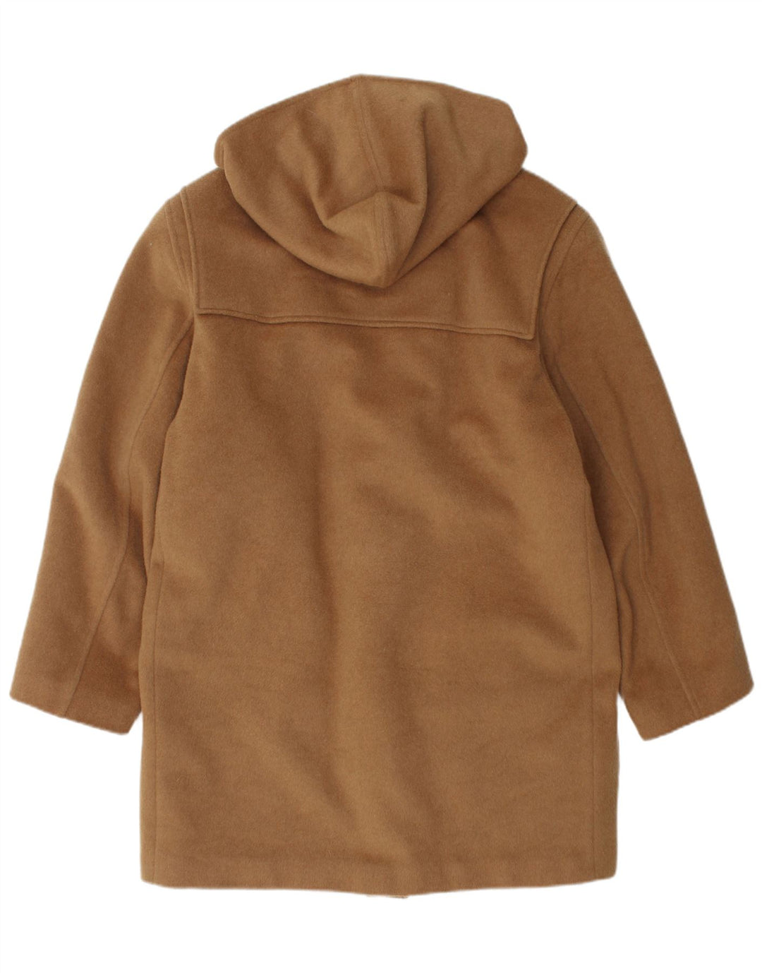 CONFEZIONI DI LUSSO Womens Oversized Hooded Duffle Coat IT 46 Large Brown