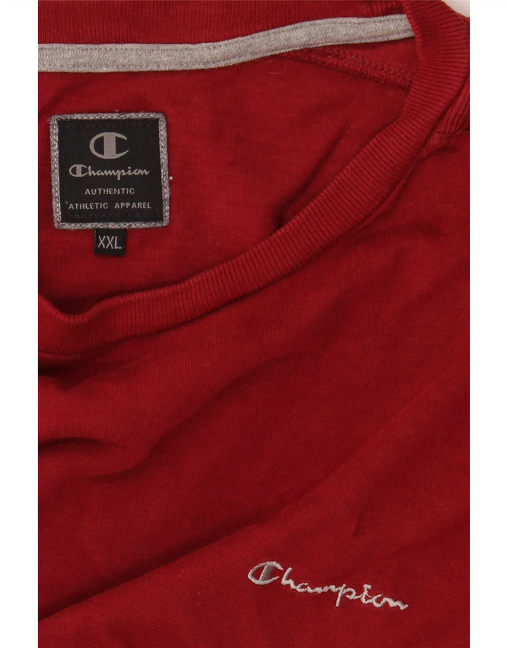 Champion T-Shirt Homme Haut 2XL Rouge