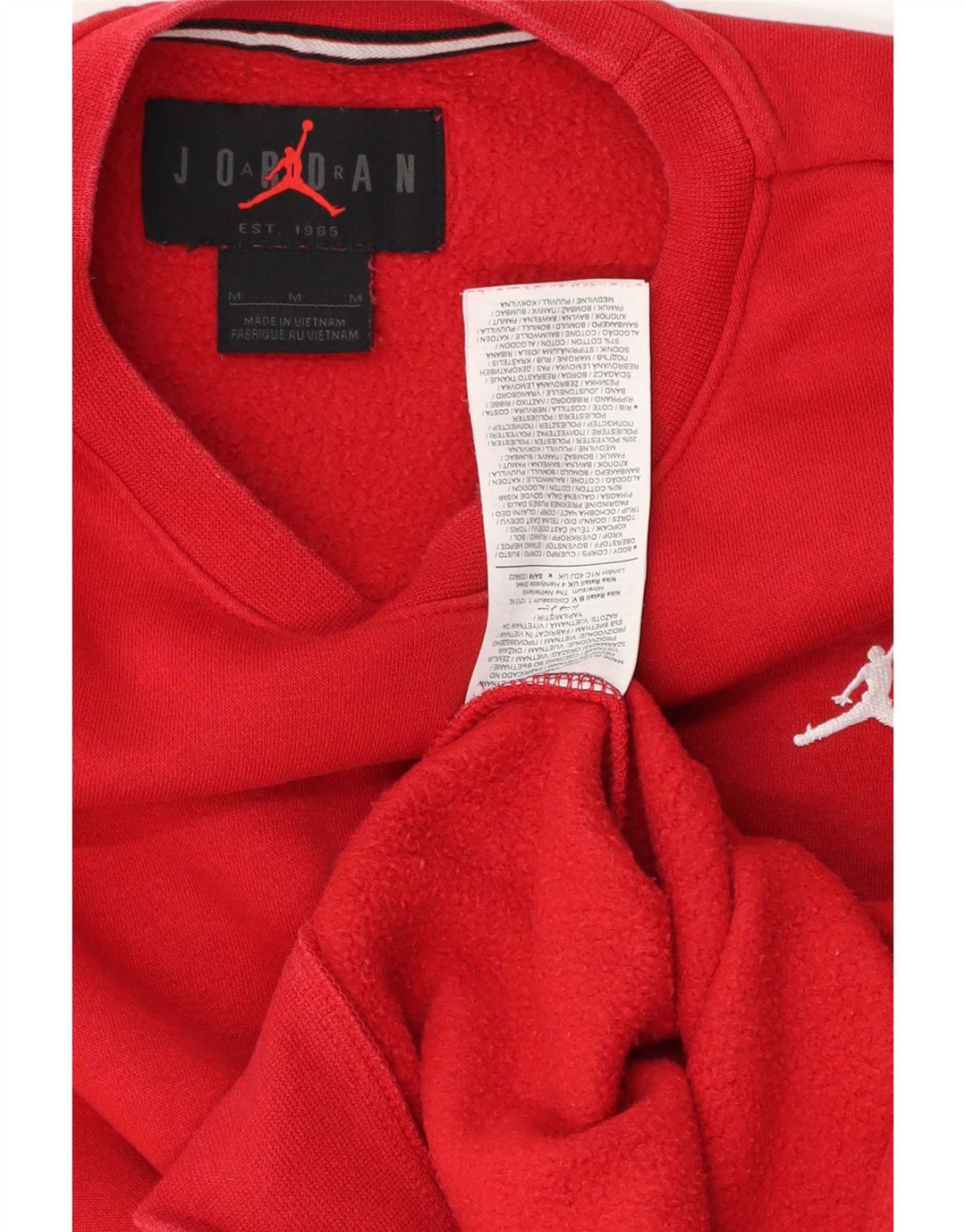 Jordan Sweat-shirt pour homme en coton rouge moyen