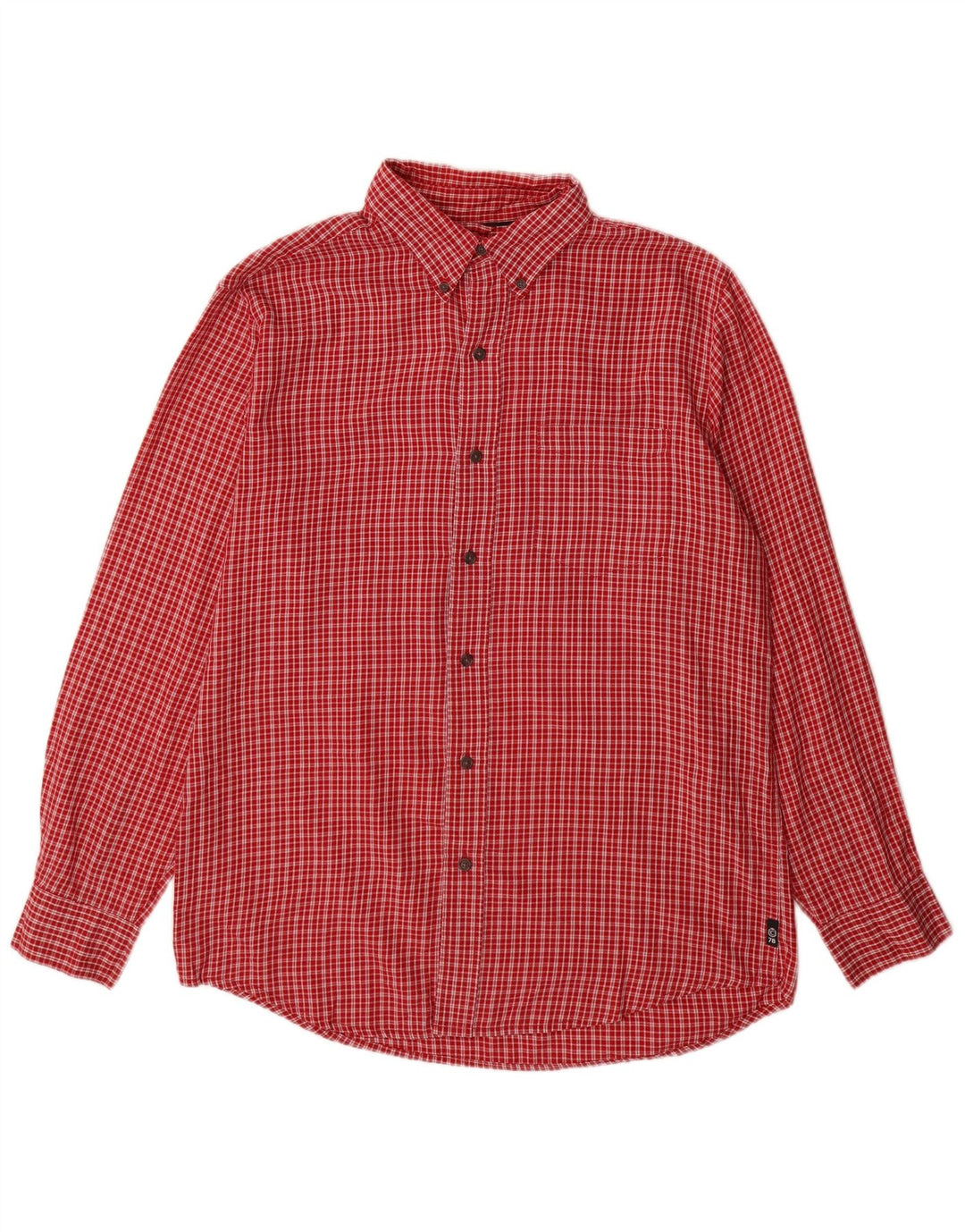 Chaps Chemise Flanelle Homme Rouge Moyen Carreaux Coton