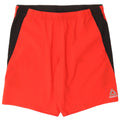 REEBOK Short de sport pour homme Large Rouge Colorblock Polyester
