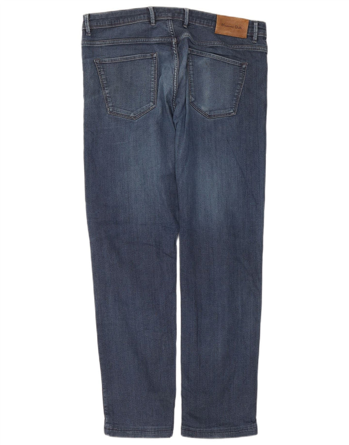 Massimo Dutti Jean slim pour homme EU 44 Large W34 L29 Bleu