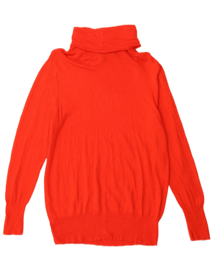 MOSSIMO Womens Roll Neck Jumper Sweater UK 20 2XL Red Nylon
