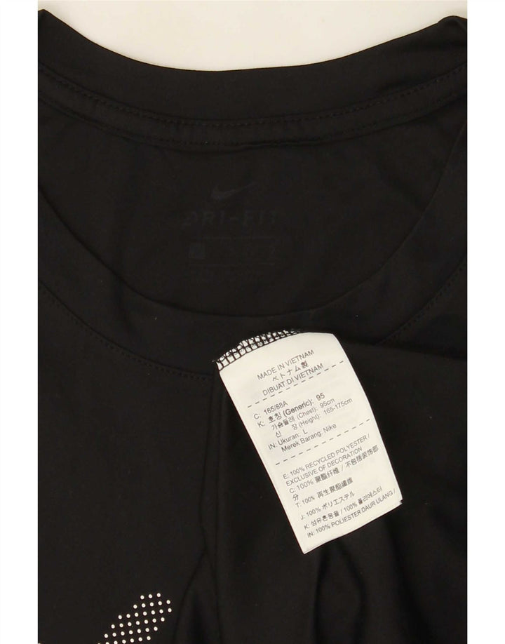 Nike Hommes Dri Fit Graphic Débardeur Grand Noir Polyester