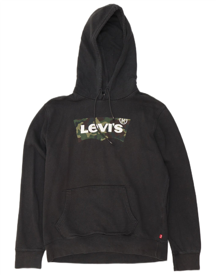 Levi's Pull à Capuche Graphic Homme Noir Moyen Coton