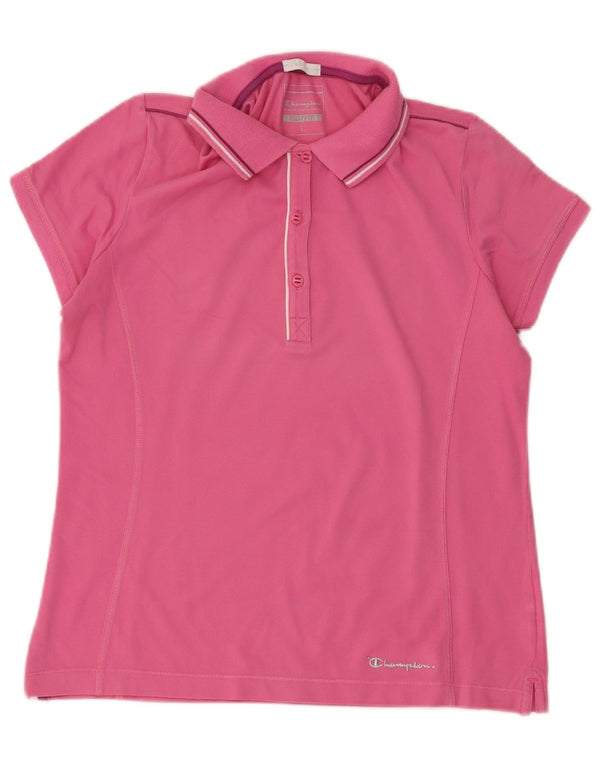 Champion Polo Easy Fit pour femme UK 16 Large Rose