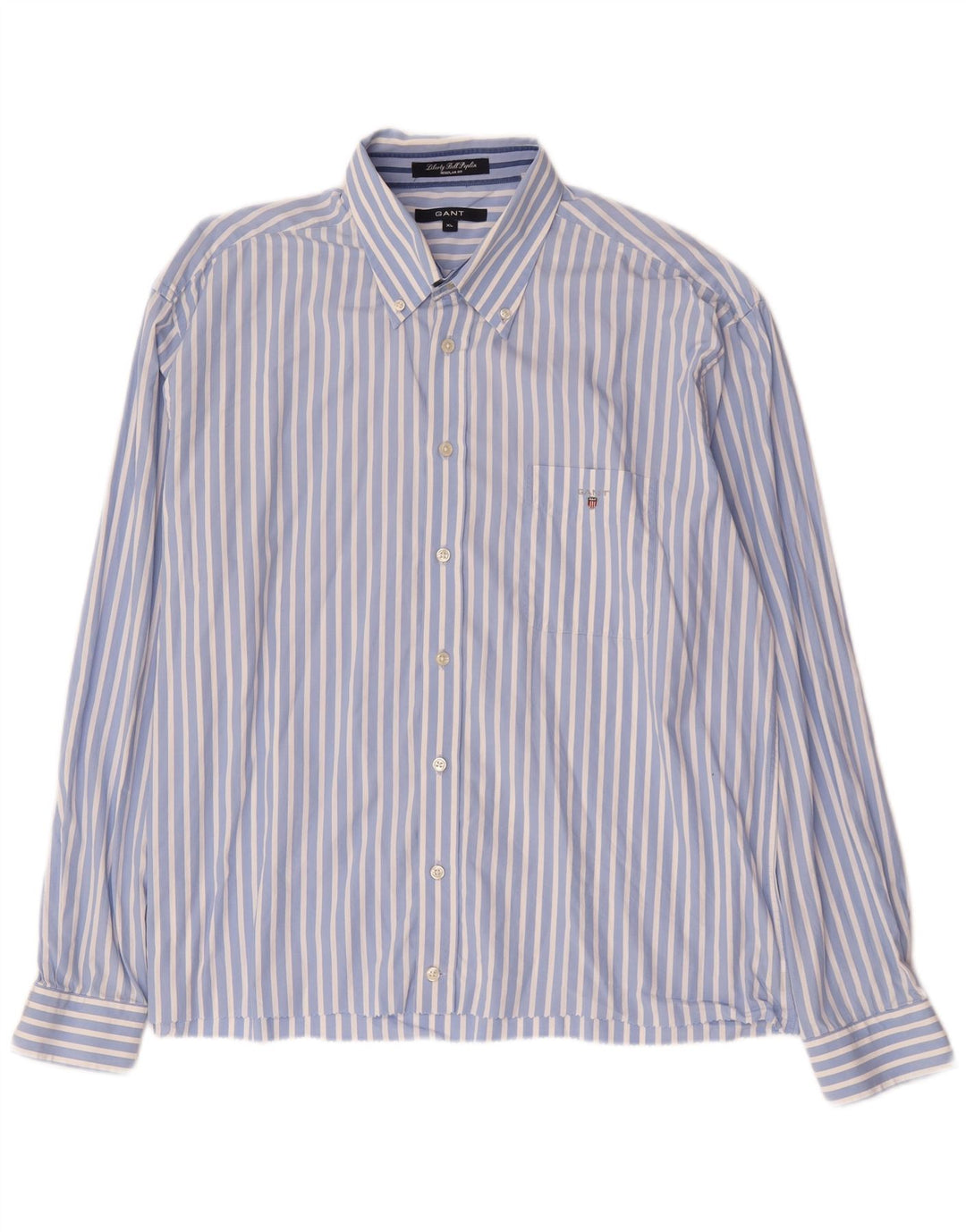 Gant Chemise Regular Fit XL Bleu Rayé Coton