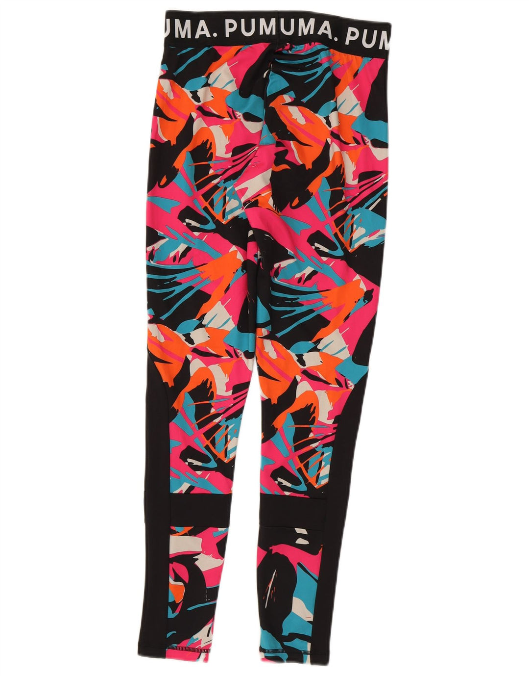 Puma Legging graphique pour femme UK 12 Medium Multicolore Géométrique