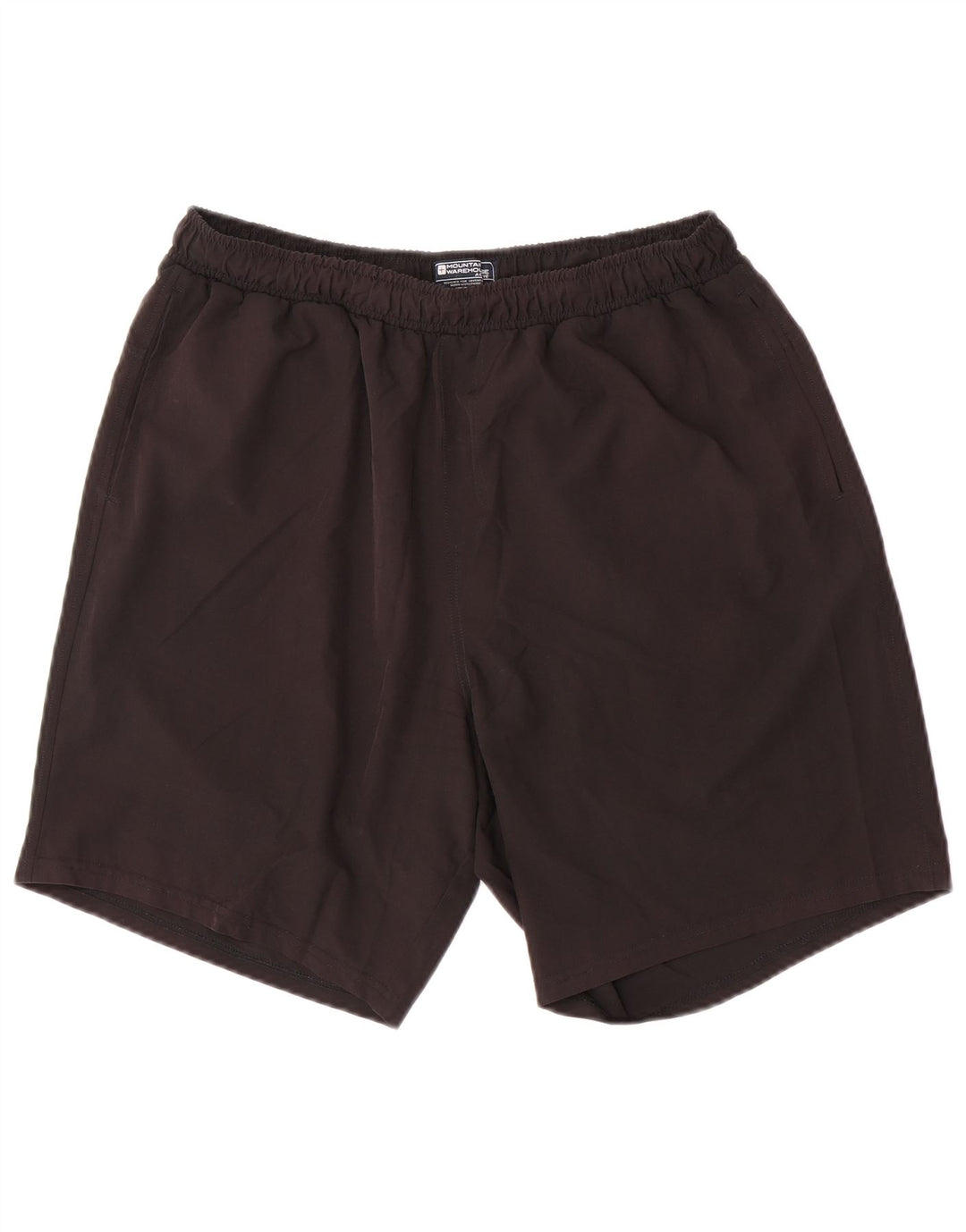 Mountain Warehouse Short de sport coupe classique pour homme en polyester noir Taille L