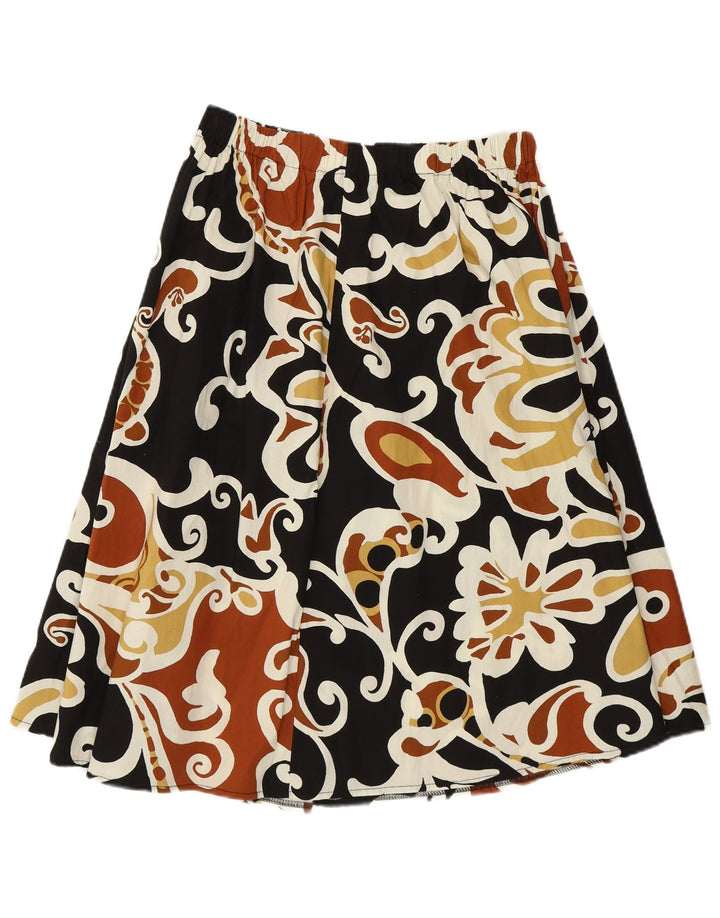 VINTAGE Jupe trapèze femme W28 Medium multicolore floral