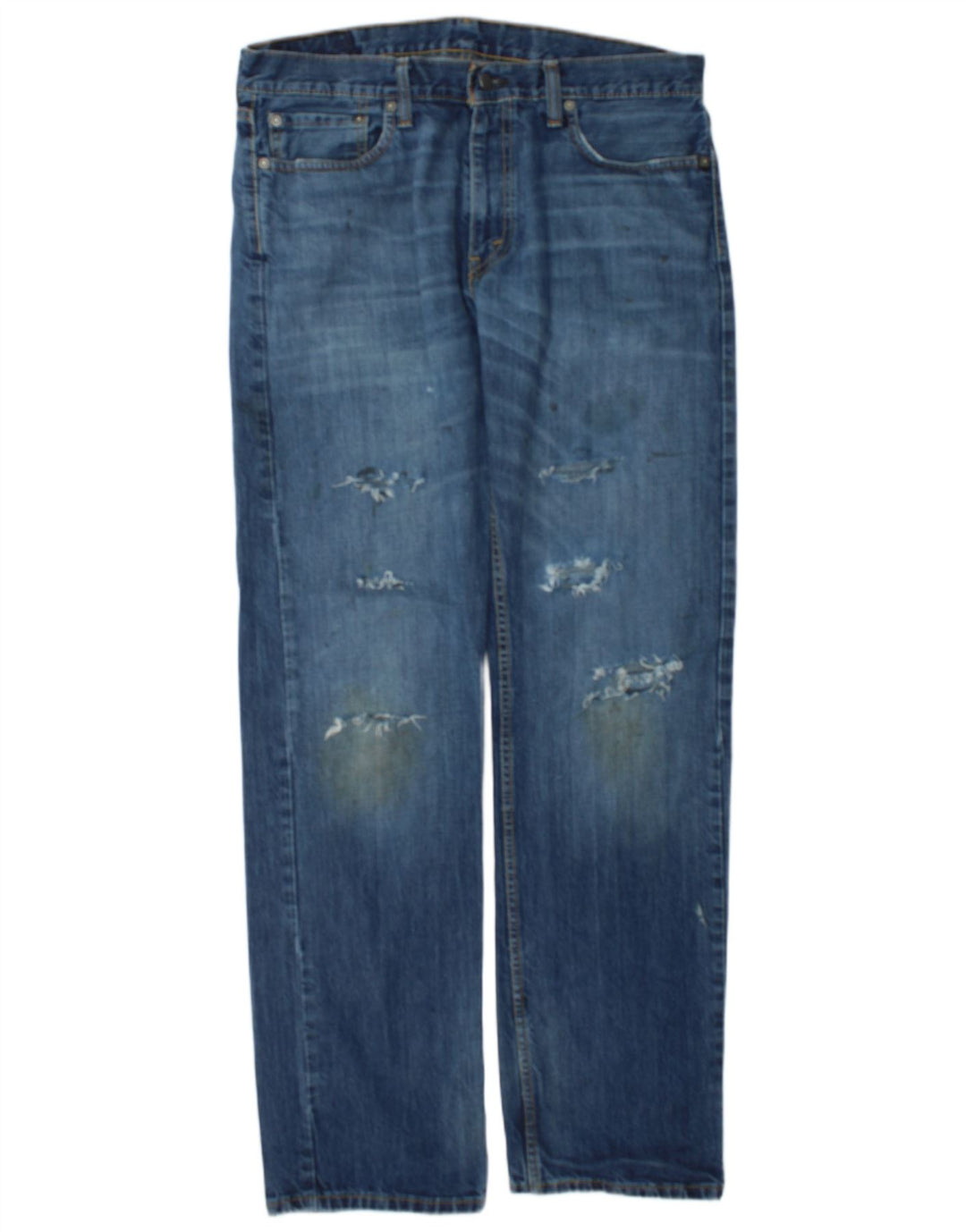 Levi's Jean Slim 511 Distressed Homme W34 L34 Bleu Coton