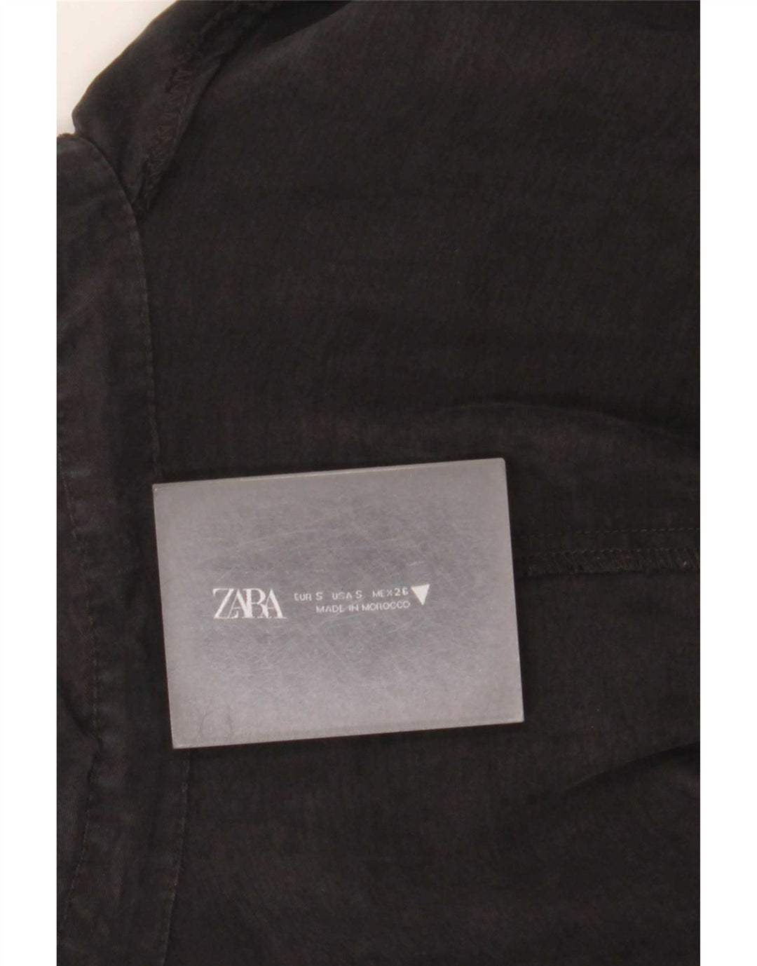 Zara Combishort surdimensionné pour femme UK 10 Small Noir