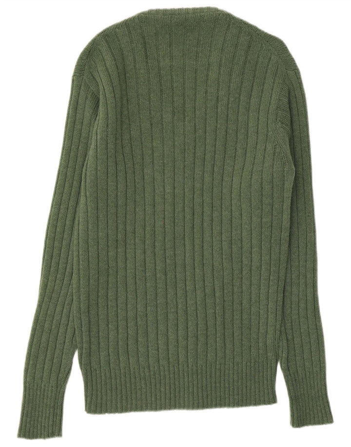 Valdoglio Pull Col V Homme Petite Laine Verte