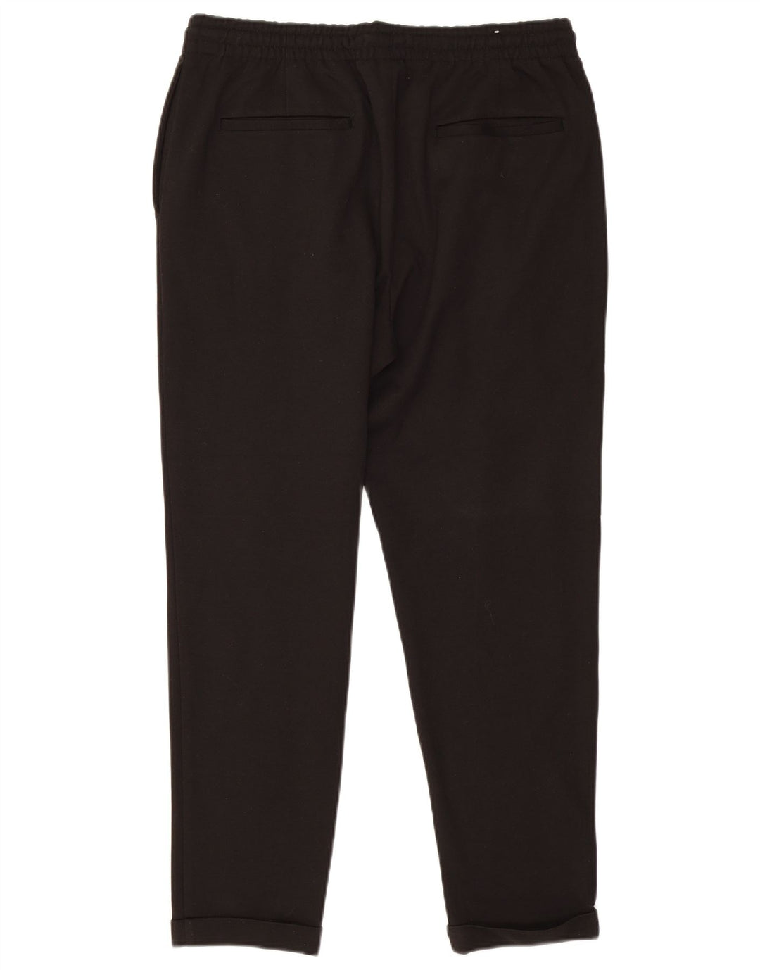 Zara Pantalon Chino Slim Homme Large W32 L27 Noir Polyester