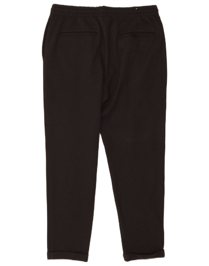 Zara Pantalon Chino Slim Homme Large W32 L27 Noir Polyester