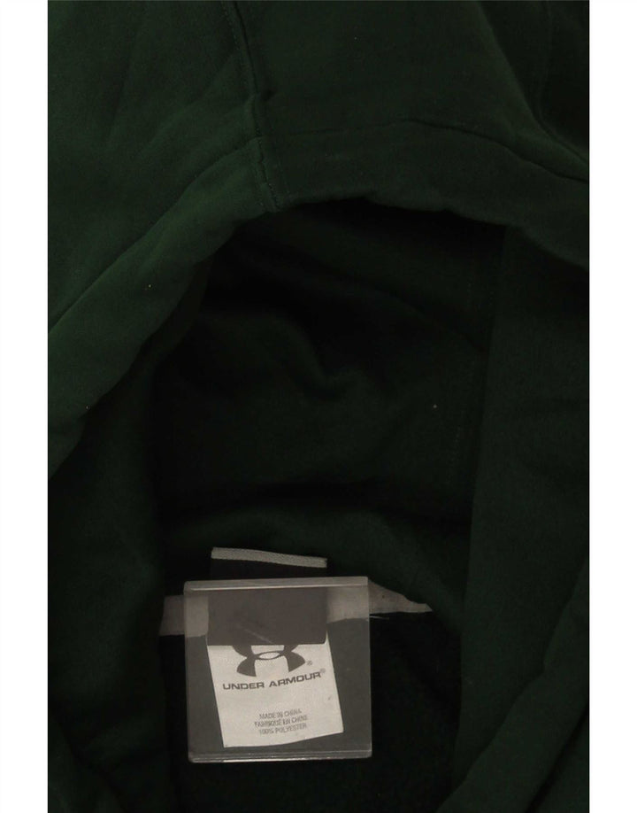 Under Armour Pull à capuche pour homme Large Vert Polyester