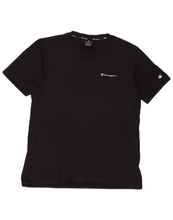 Champion T-Shirt Homme Noir Moyen