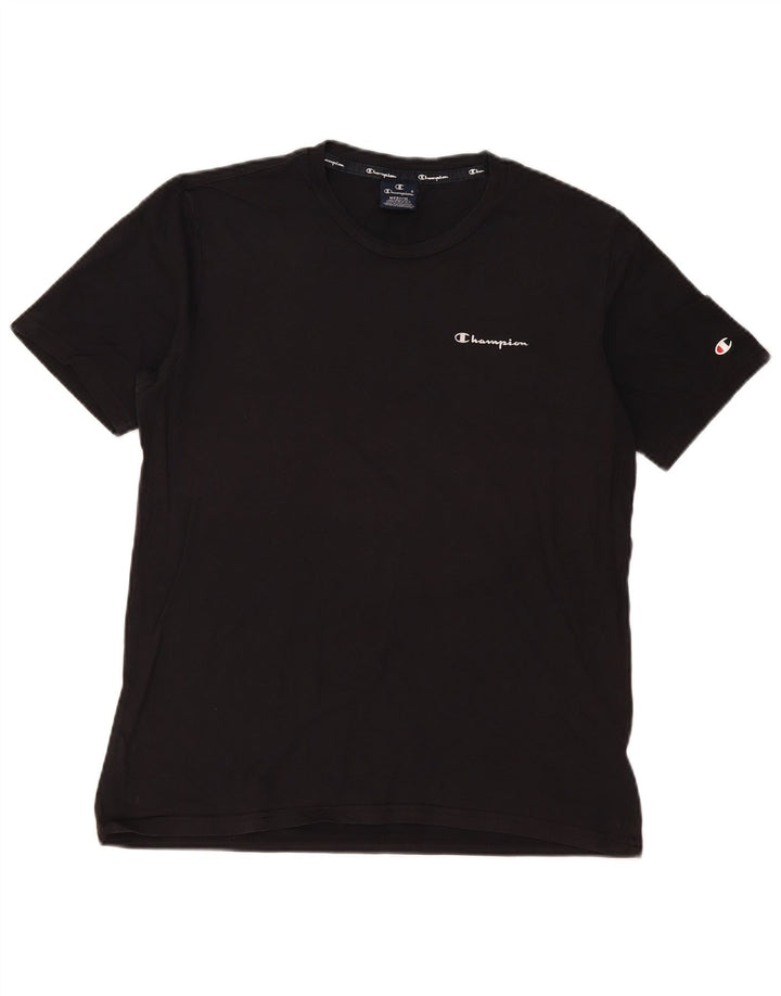 Champion T-Shirt Homme Noir Moyen