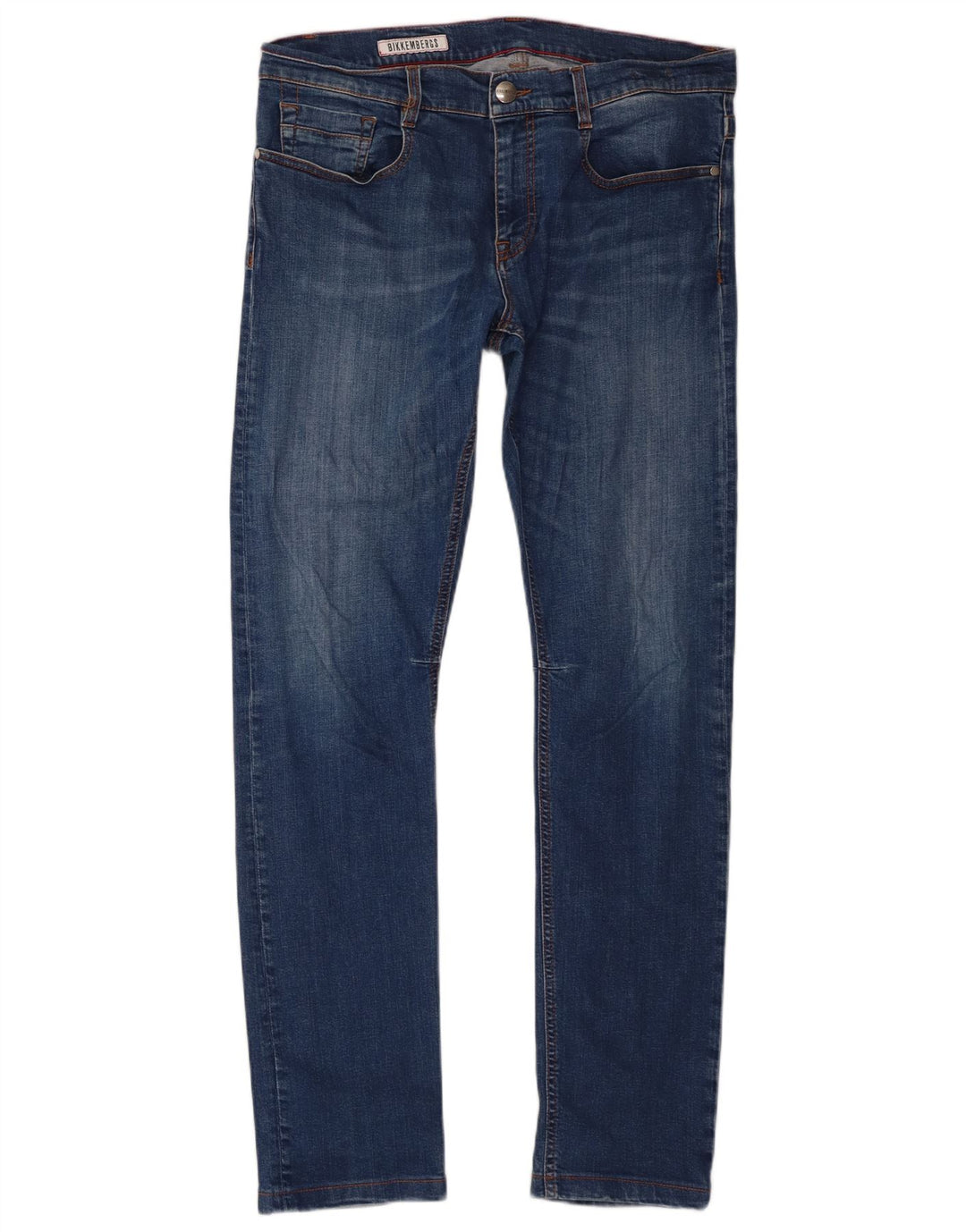 Bikkembergs Jean Slim Homme W34 L32 Bleu