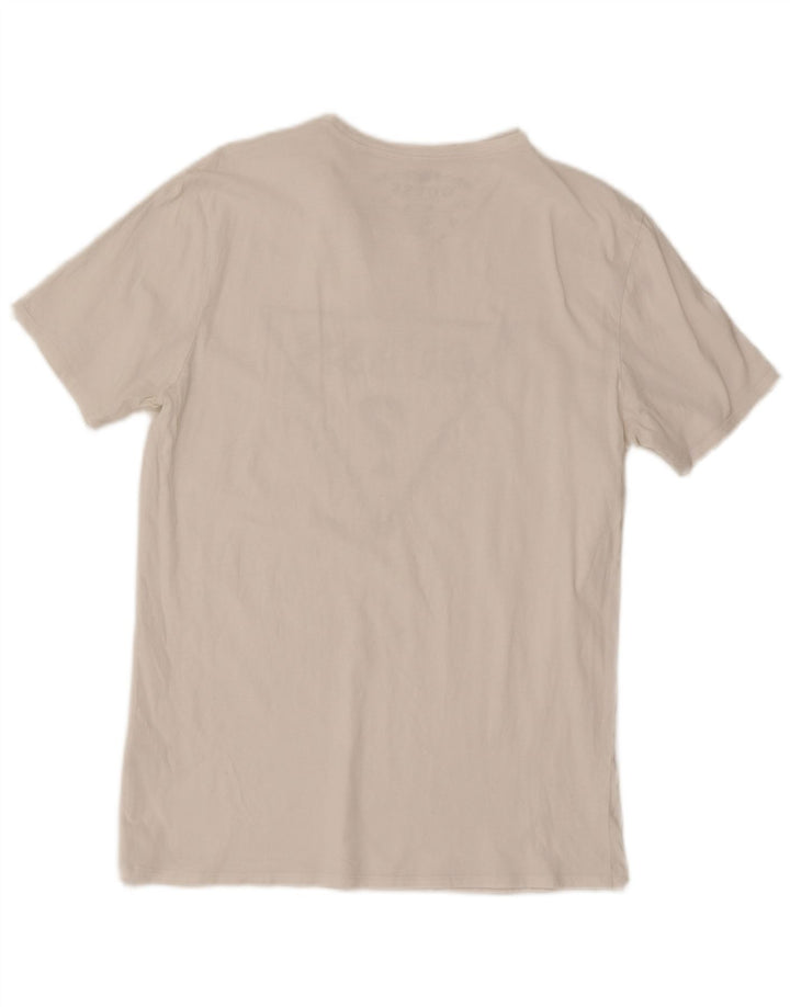 Guess T-Shirt Graphique Homme Blanc Moyen