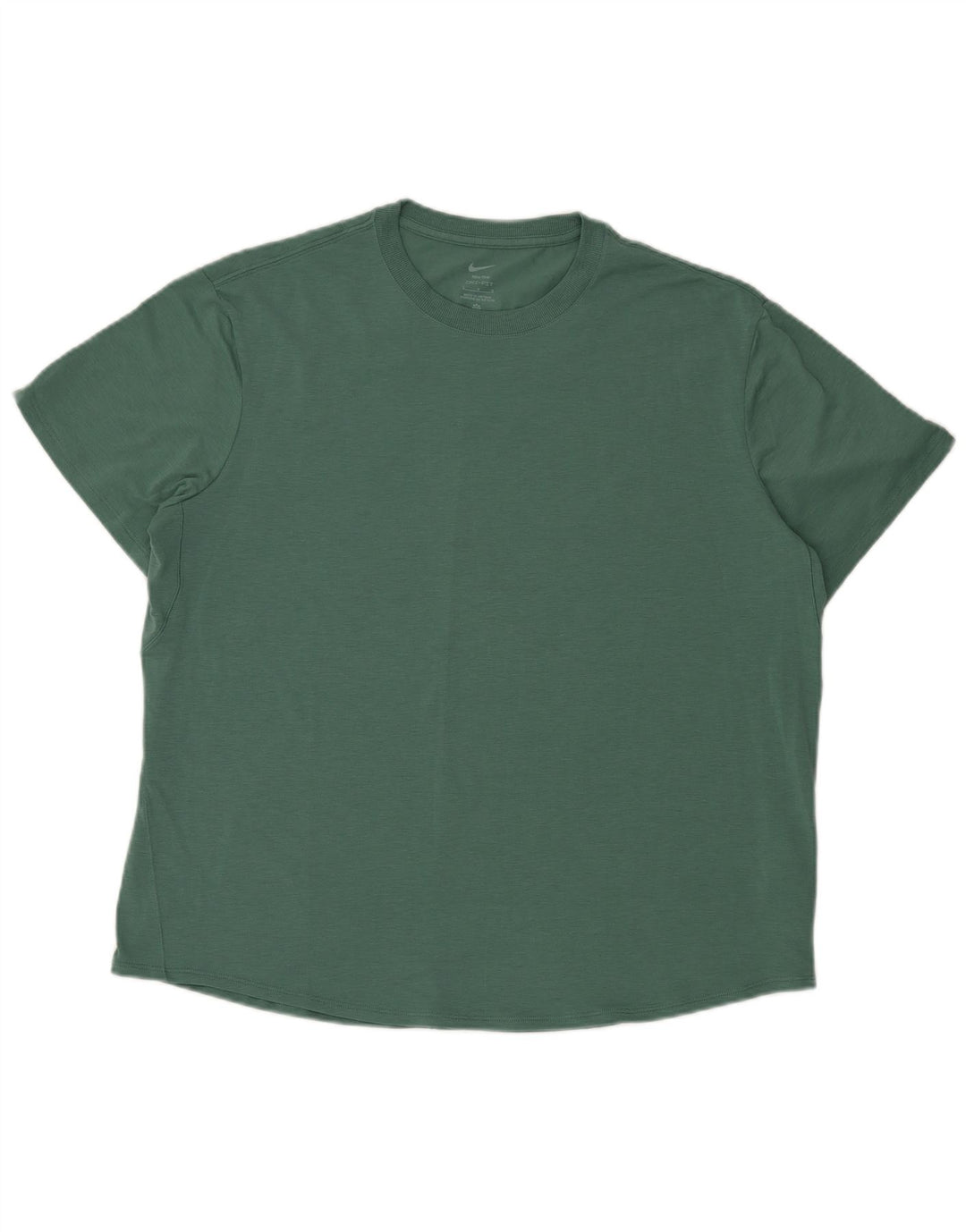NIKE Hommes Dri Fit T-Shirt Haut Large Vert Polyester