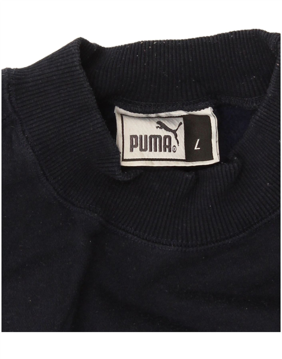 Puma Sweat-shirt graphique pour femme UK 16 Large Bleu marine