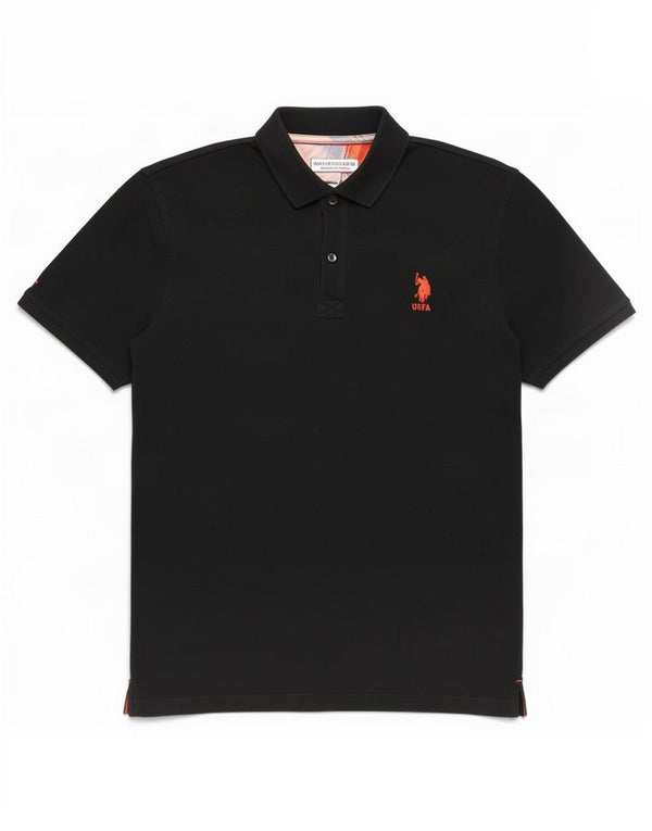 U.S. Polo Assn. Chemise Slim Homme Coton Noir Moyen