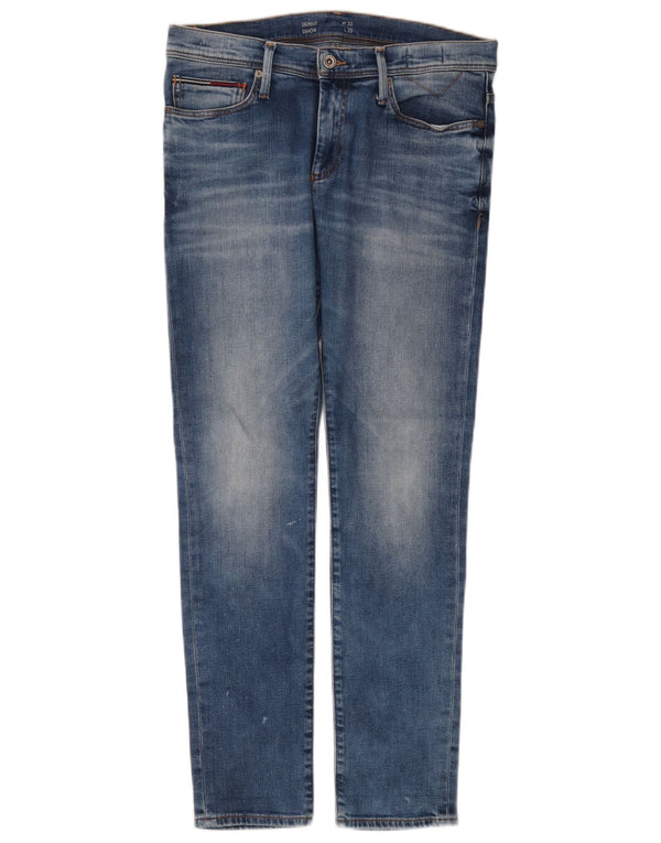 Tommy Hilfiger Jean Skinny Simon Homme W33 L32 Bleu Coton