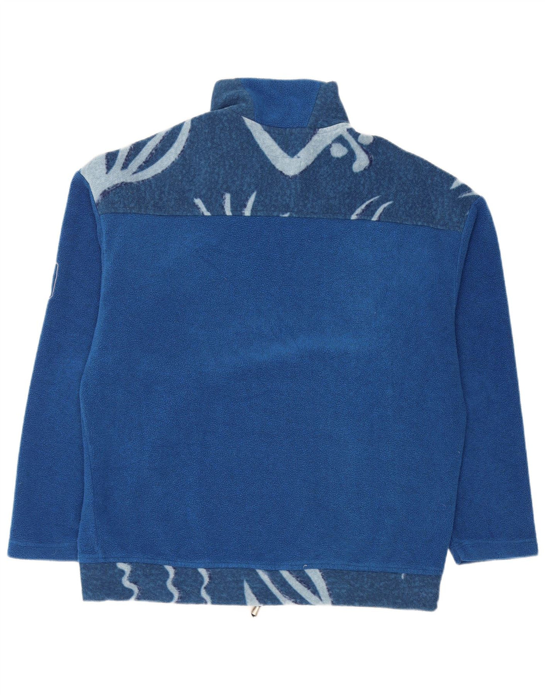 Dubin Pull polaire à col zippé pour homme IT 52 Large Bleu Géométrique Polyester