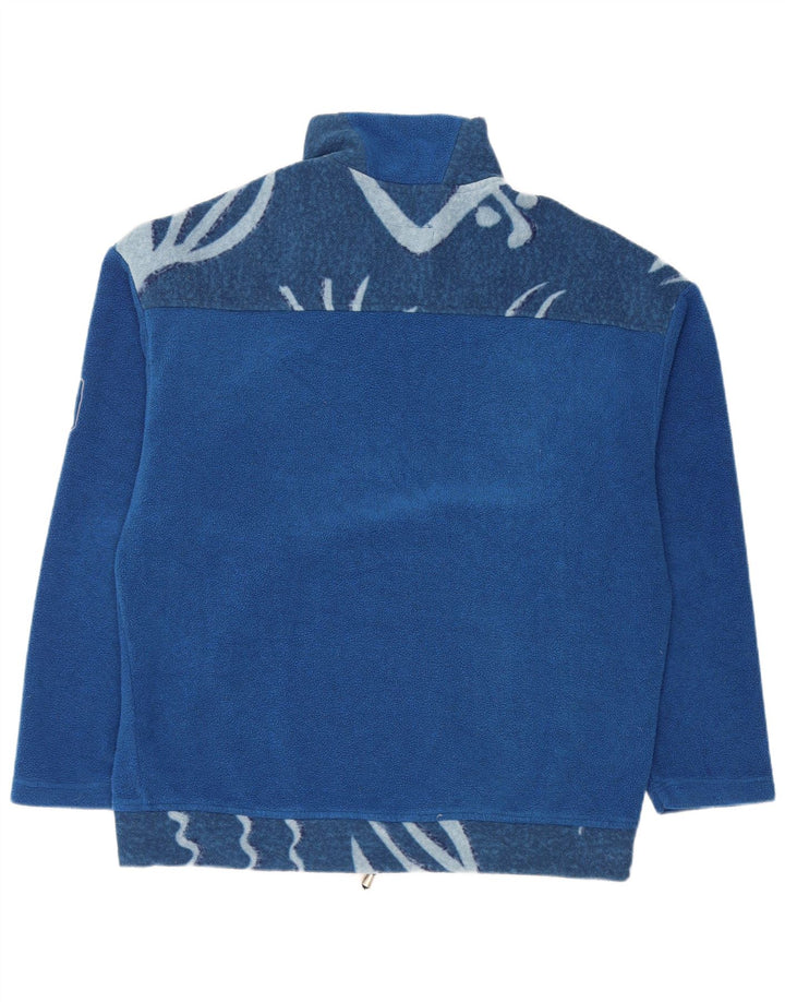 Dubin Pull polaire à col zippé pour homme IT 52 Large Bleu Géométrique Polyester