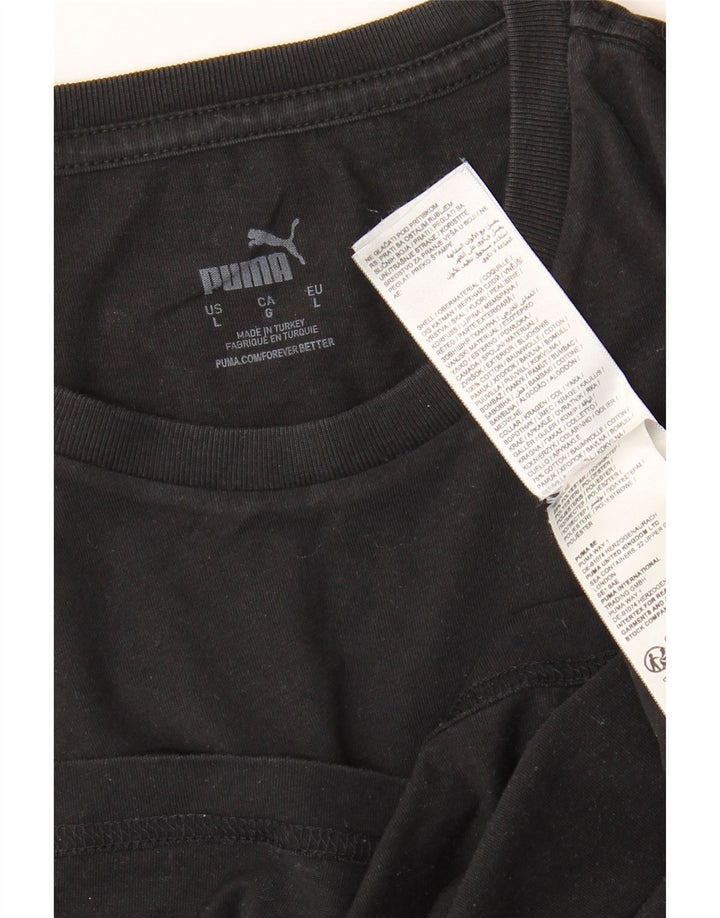 Puma T-Shirt Homme Haut Large Noir Coton